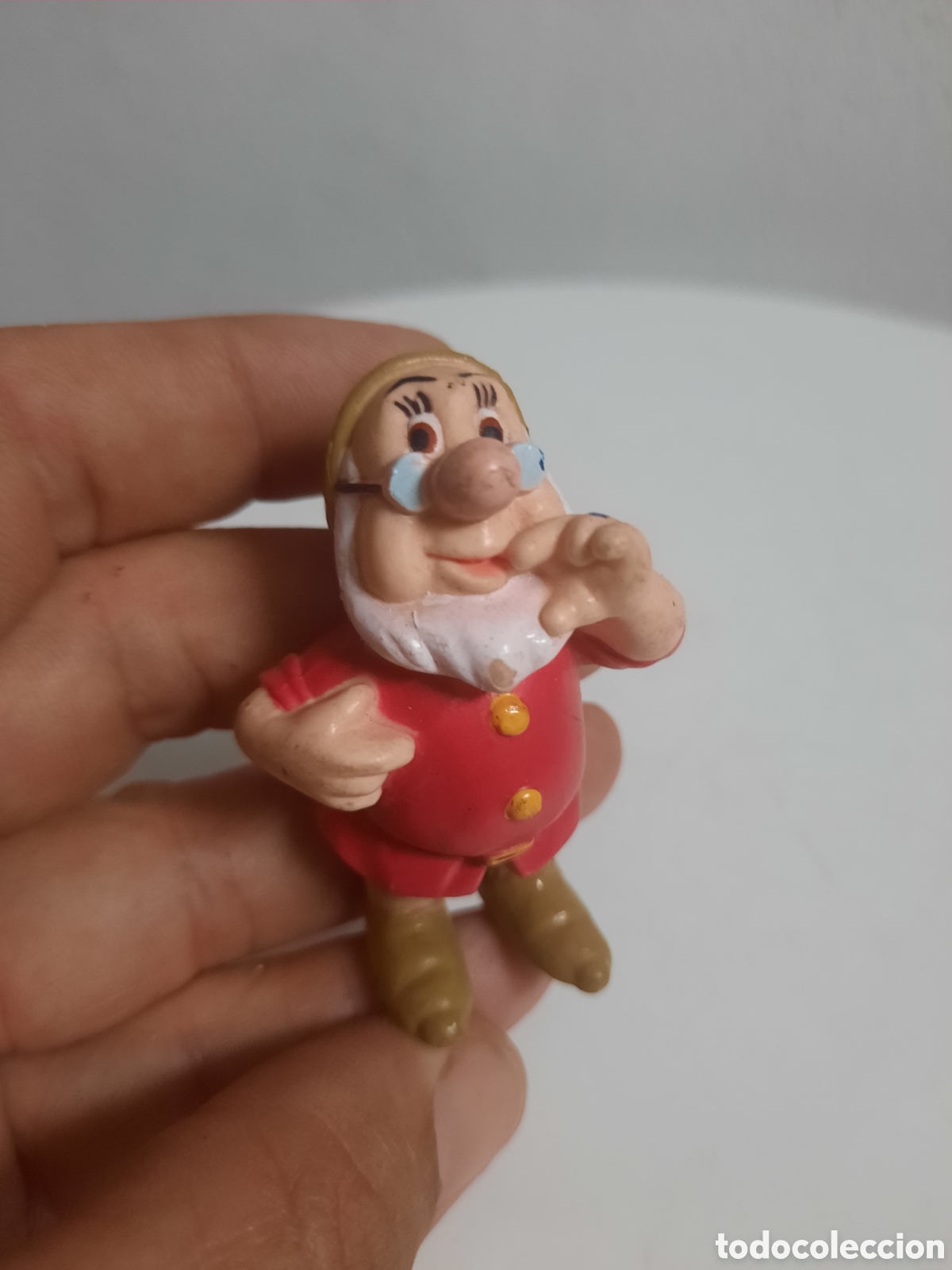 Figuras de goma y PVC: Figura de PVC de Doc (Sabio) de Blancanieves y los Siete Enanitos, por Mattel 1993