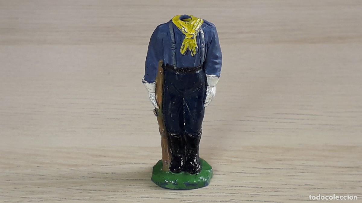 Figuras de goma y PVC: Federal Yankee 7&deg; Caballer&iacute;a, serie Rin Tin Tin, goma, Jecsan Spain, original a&ntilde;os 50.