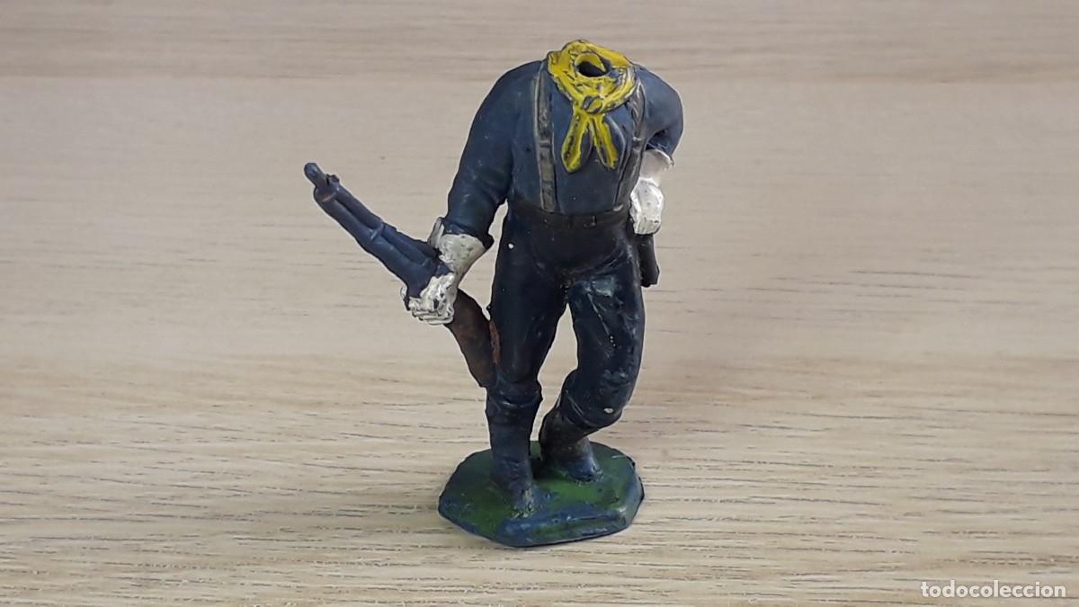 Figuras de goma y PVC: Federal Yankee 7&deg; Caballer&iacute;a, serie Rin Tin Tin, goma, Jecsan Spain, original a&ntilde;os 50.