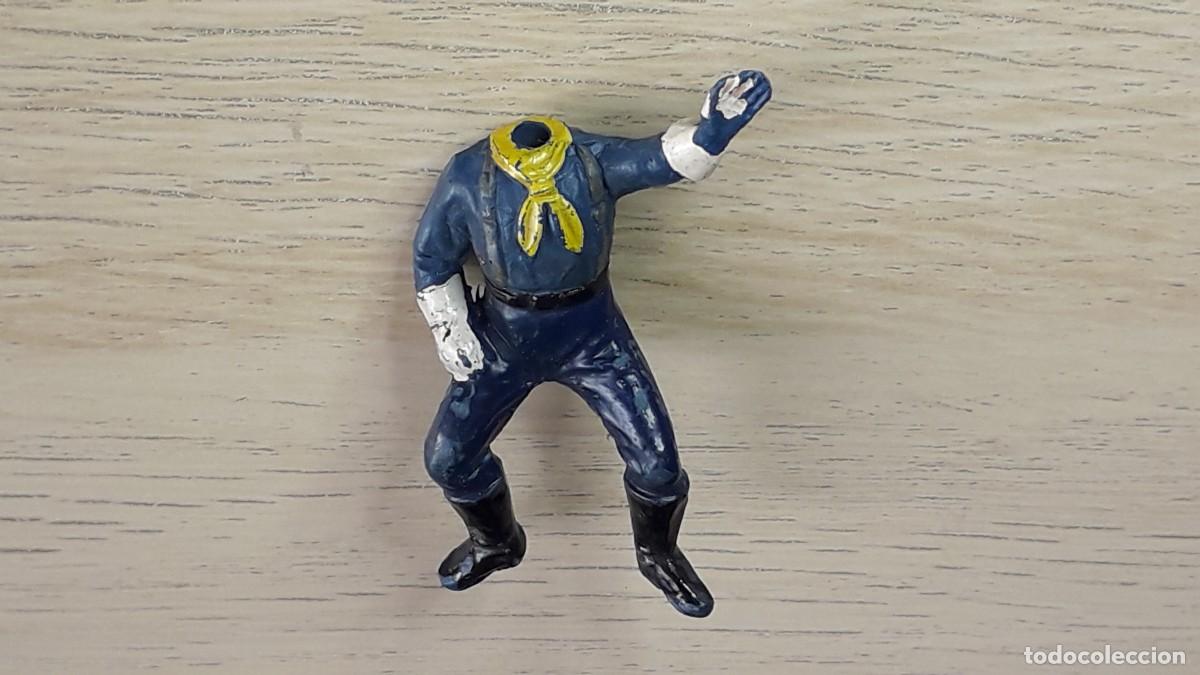 Figuras de goma y PVC: Federal Yankee 7&deg; Caballer&iacute;a, serie Rin Tin Tin, goma, Jecsan Spain, original a&ntilde;os 50.