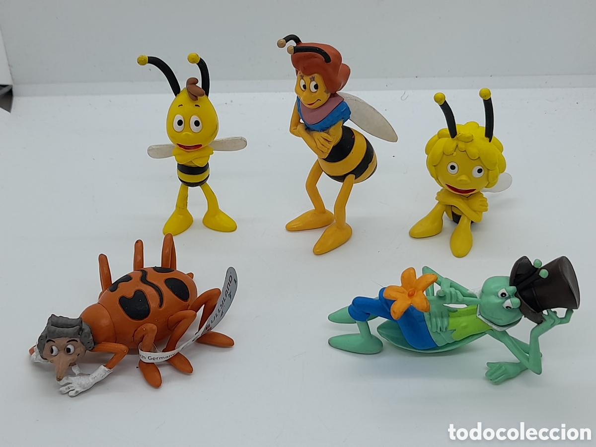 Rubber and PVC Figures: BULLY. LOTE DE FIGURAS PVC, DE LA ABEJA MAYA