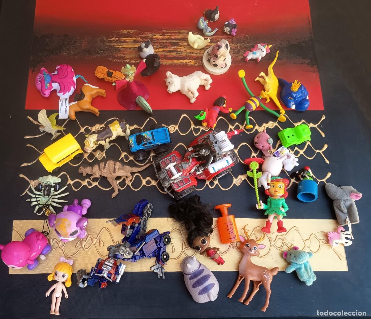 Figuras de goma y PVC: GRAN LOTE DE JUGUETES PEQUE&Ntilde;OS, PL&Aacute;STICO, PVC, ETC.