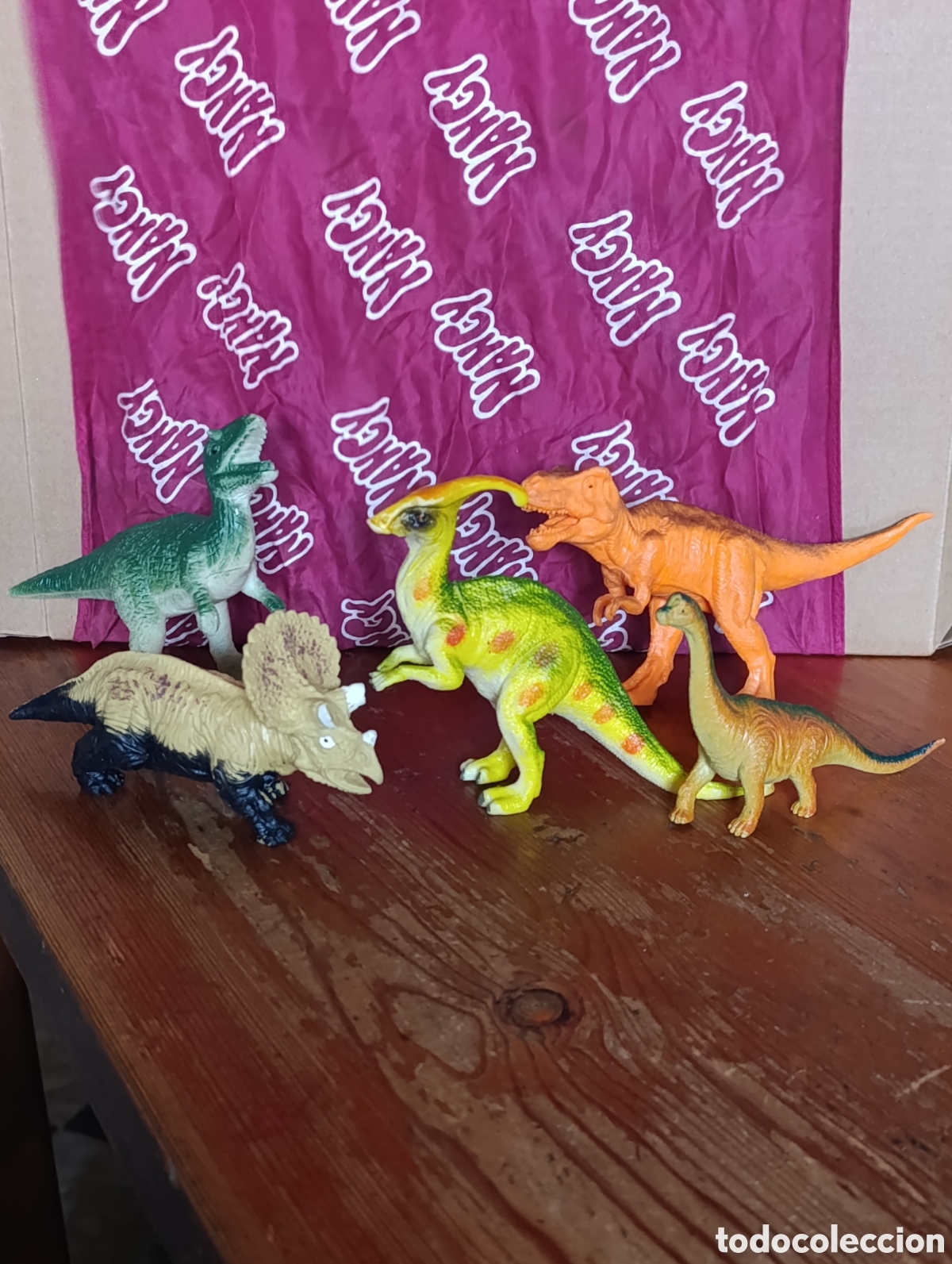 Figuras de goma y PVC: 5- FIGURAS DE DINOSAURIOS PVC.SIN MARCA.