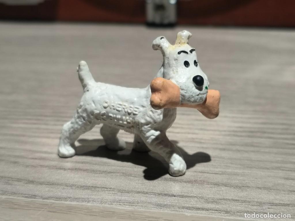 Figuras de goma y PVC: FIGURA PVC GOMA DURA PERRO MILU MILU SERIE TINTIN HERGE BULLY