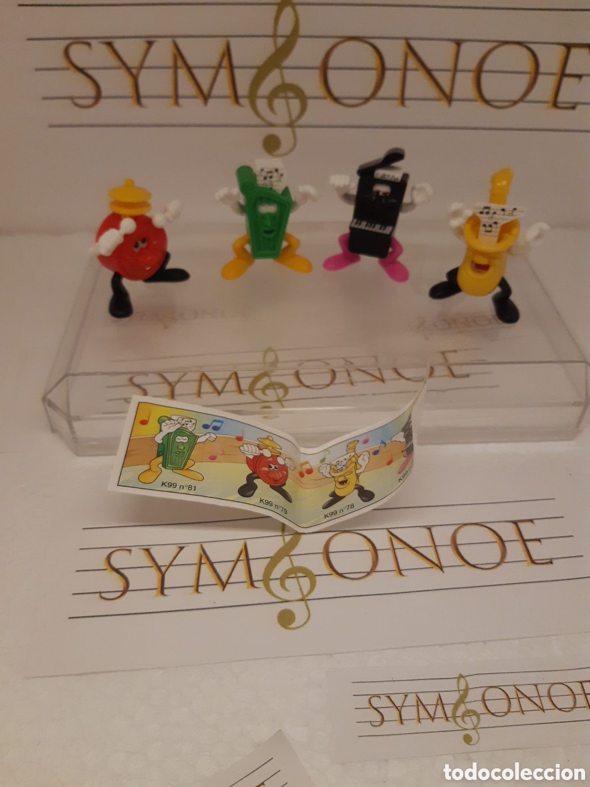 Figuras de goma Kinder: Serie completa kinder Sorpresa instrumentos musicales k99 n81 n78 n79 n80
