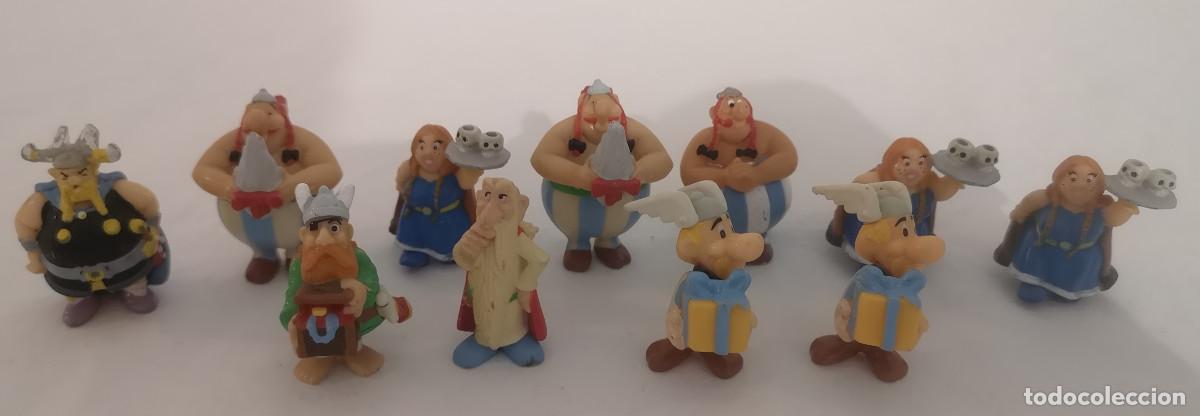 Figuras de goma Kinder: LOTE FIGURAS AST&Eacute;RIX OB&Eacute;LIX KINDER SORPRESA A&Ntilde;OS 90