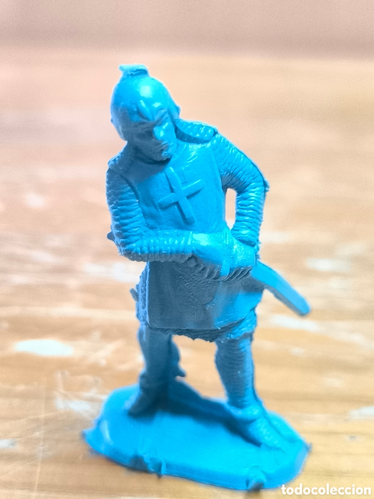Figuras de goma y PVC: Soldado medieval monocolor moya