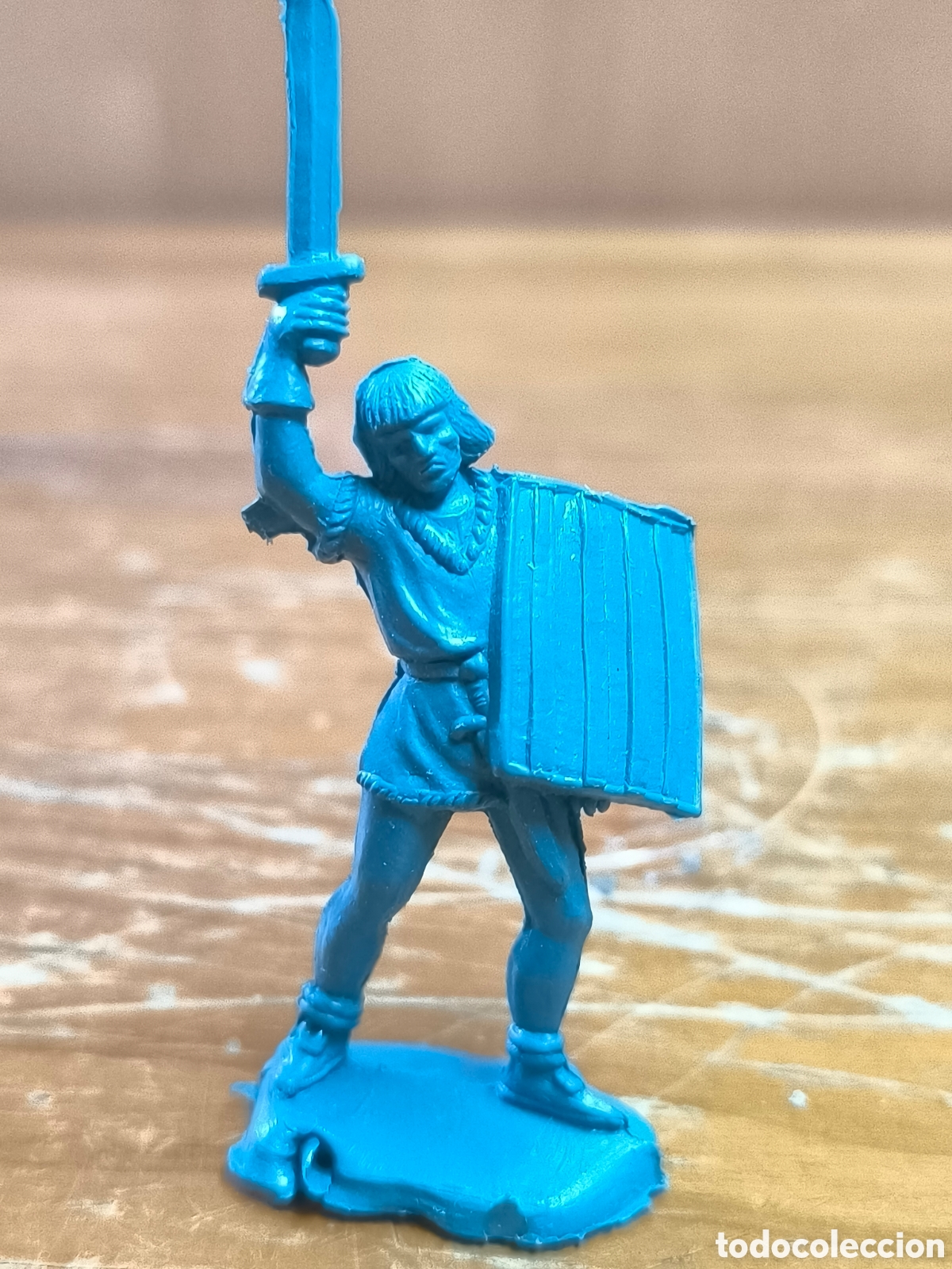 Figuras de goma y PVC: Soldado medieval monocolor moya