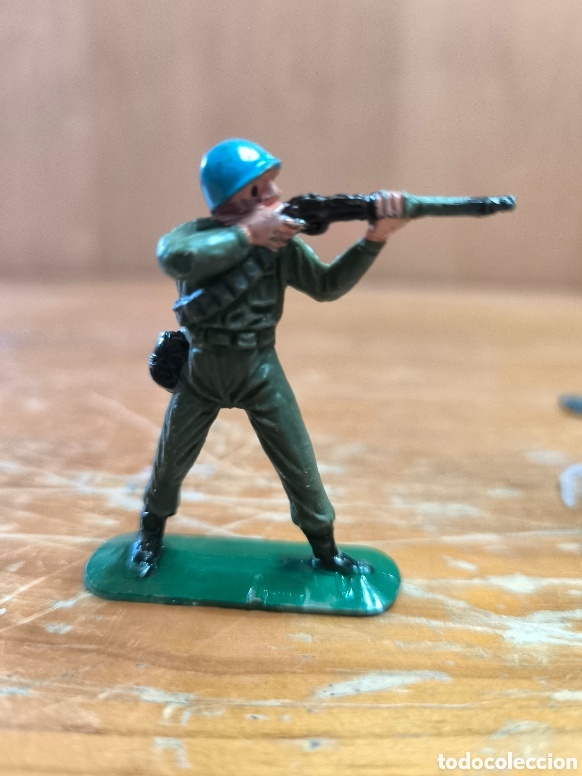Figuras de goma y PVC: Soldado americano jecsan pl&aacute;stico