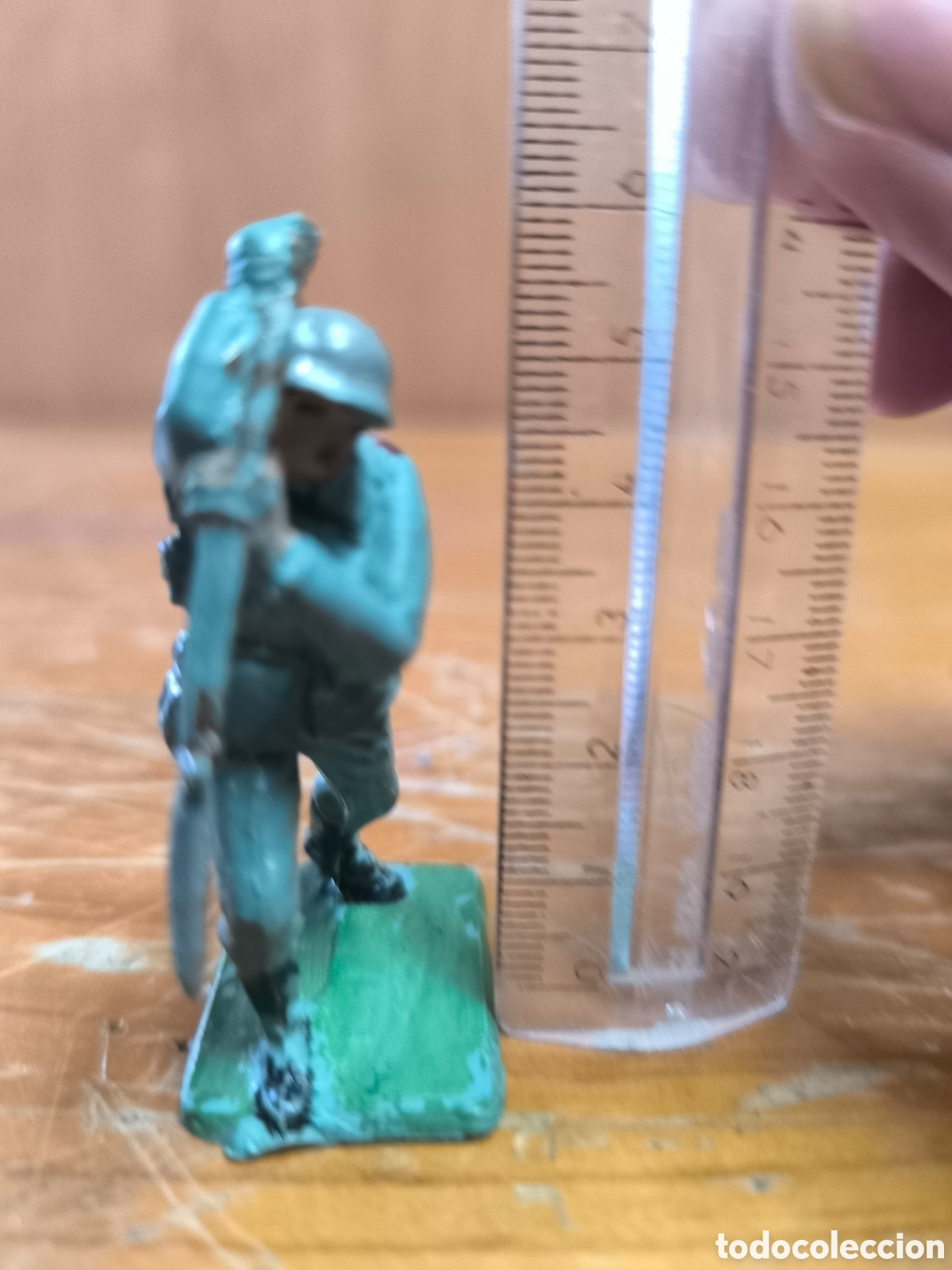 Figuras de goma y PVC: Soldado alem&aacute;n pech pl&aacute;stico - Foto 2
