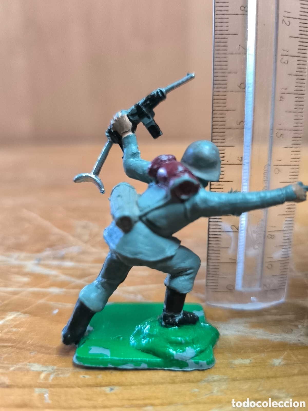 Figuras de goma y PVC: Soldado alem&aacute;n pech pl&aacute;stico - Foto 2