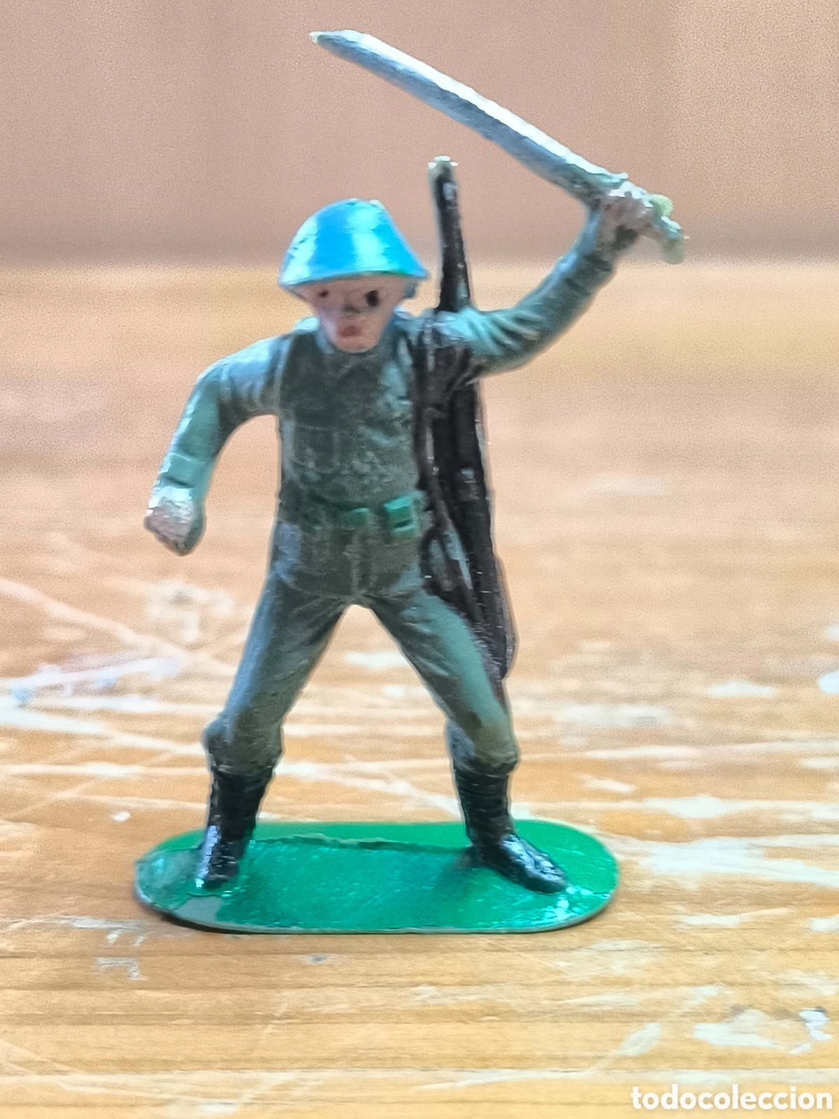 Figuras de goma y PVC: Soldado casco azul jecsan