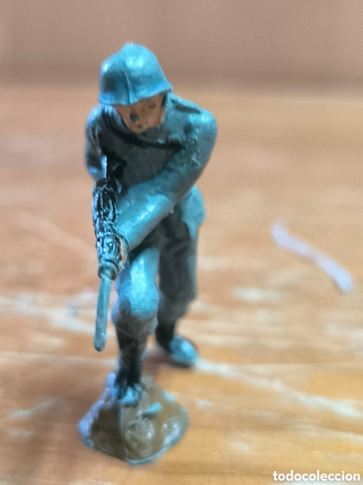 Figuras de goma y PVC: Soldado alem&aacute;n pech pl&aacute;stico - Foto 2