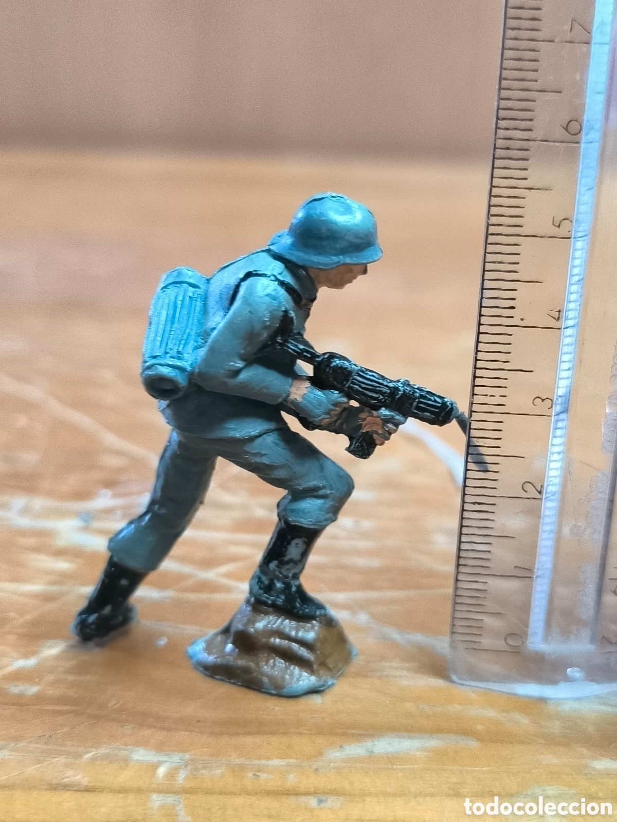 Figuras de goma y PVC: Soldado alem&aacute;n pech pl&aacute;stico - Foto 3