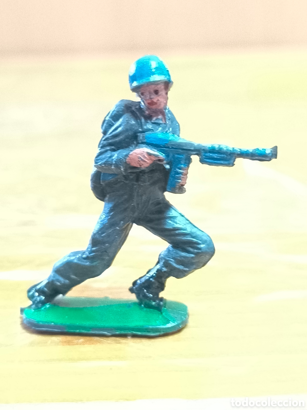 Figuras de goma y PVC: Soldado casco azul jecsan