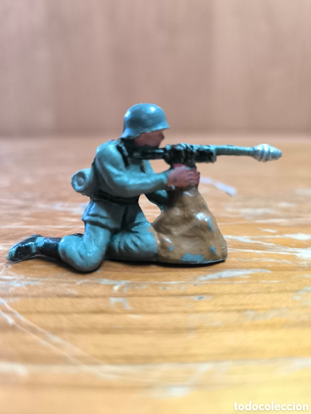Figuras de goma y PVC: Soldado alem&aacute;n pech a&ntilde;os 60