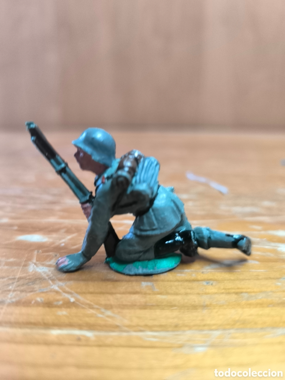 Figuras de goma y PVC: Soldado alem&aacute;n pl&aacute;stico pech