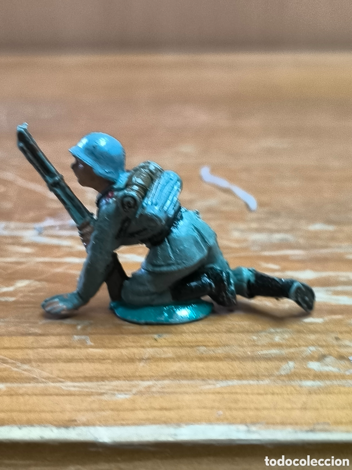 Figuras de goma y PVC: Soldado alem&aacute;n pech pl&aacute;stico - Foto 3