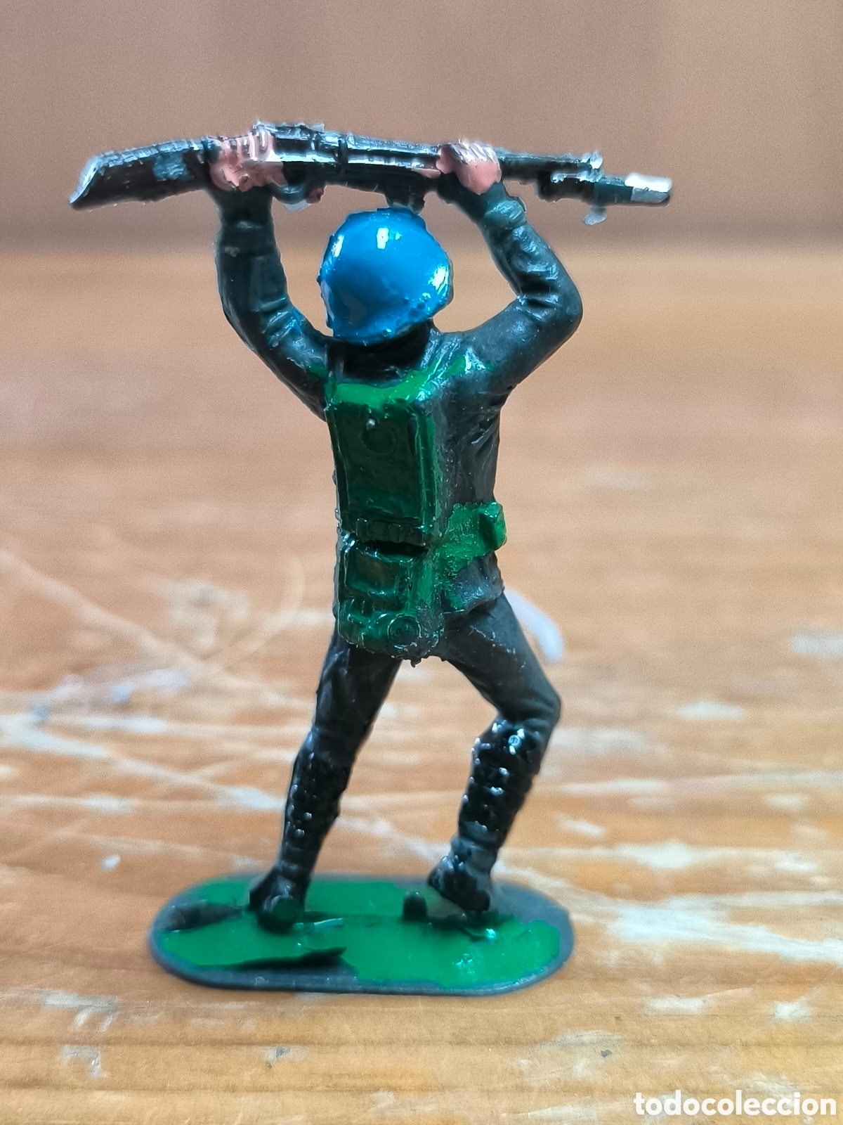 Figuras de goma y PVC: Jecsan soldado casco azules - Foto 2