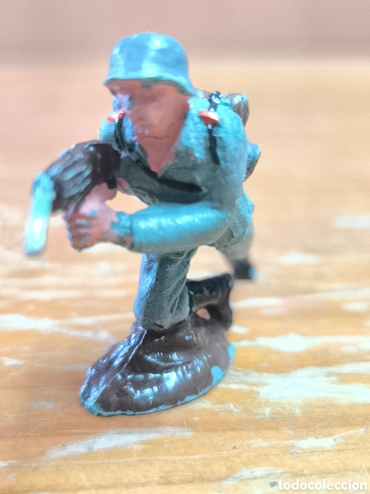 Figuras de goma y PVC: Soldado alem&aacute;n pech pl&aacute;stico - Foto 2