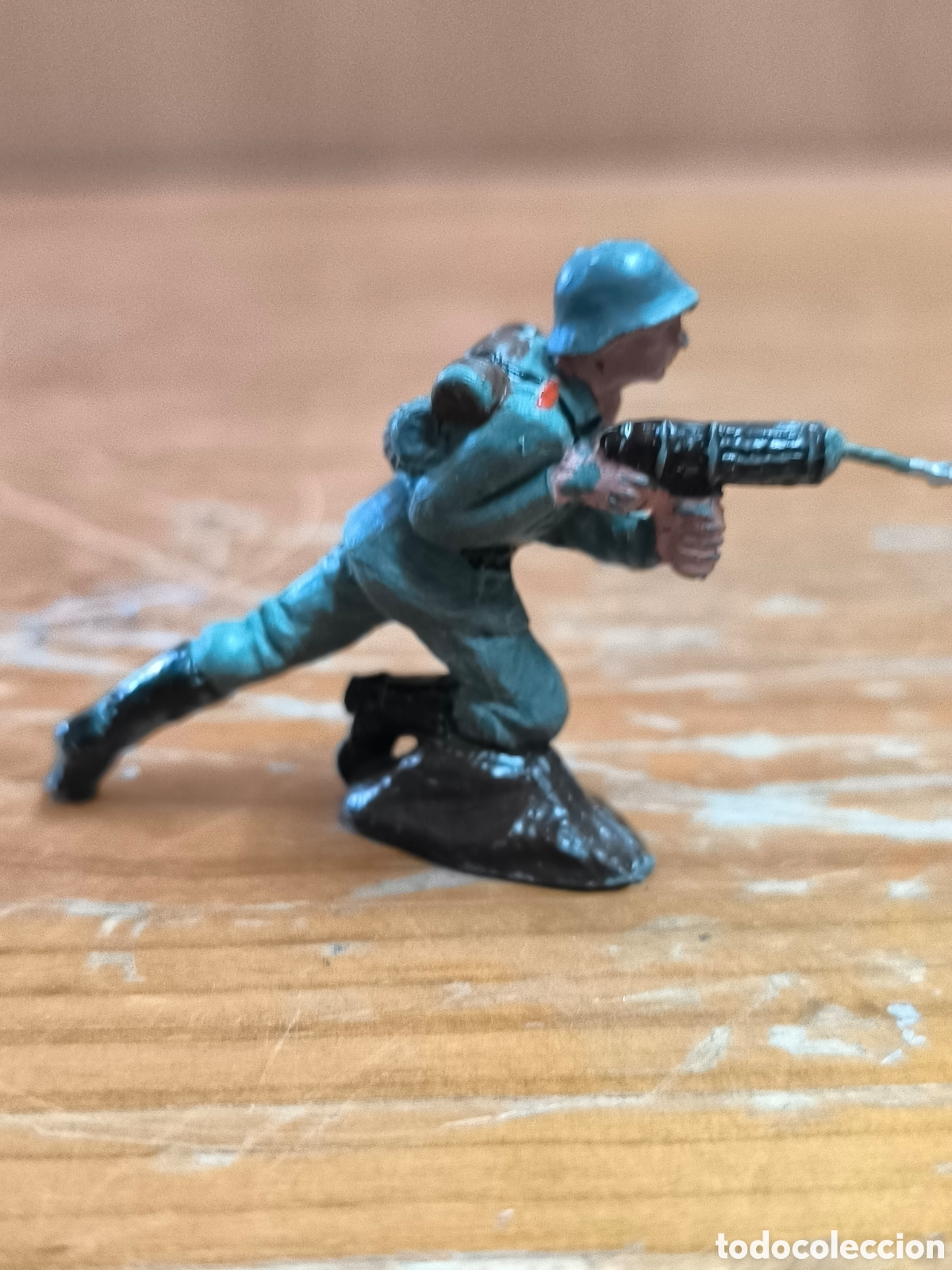 Figuras de goma y PVC: Soldado alem&aacute;n pech pl&aacute;stico - Foto 3