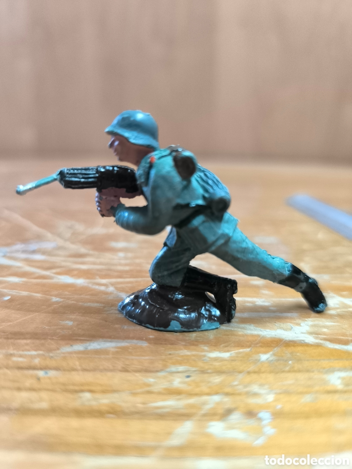 Figuras de goma y PVC: Soldado alem&aacute;n pech pl&aacute;stico