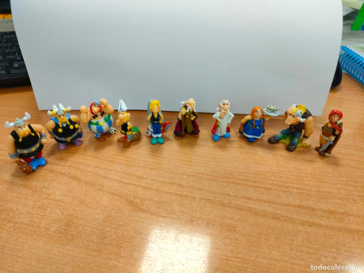 Figuras de goma Kinder: COLECCION COMPLETA ASTERIX Y LOS VIKINGOS - KINDER SORPRESA ALEMANIA - 2007