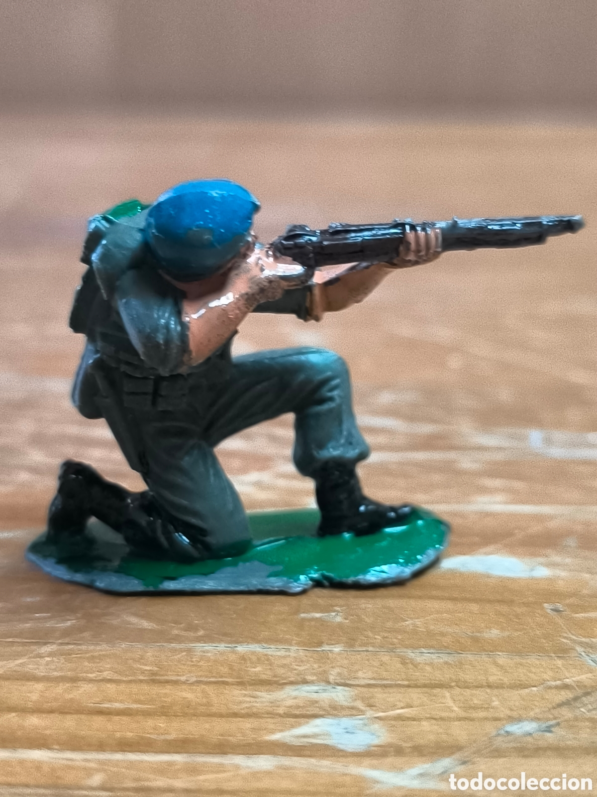 Figuras de goma y PVC: Soldado casco azul jecsan