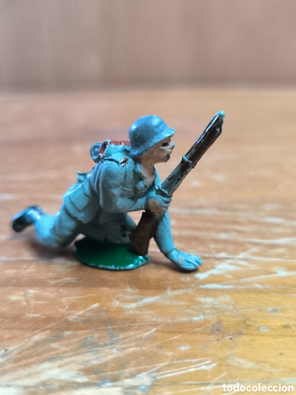 Figuras de goma y PVC: Soldado alem&aacute;n pech pl&aacute;stico - Foto 3