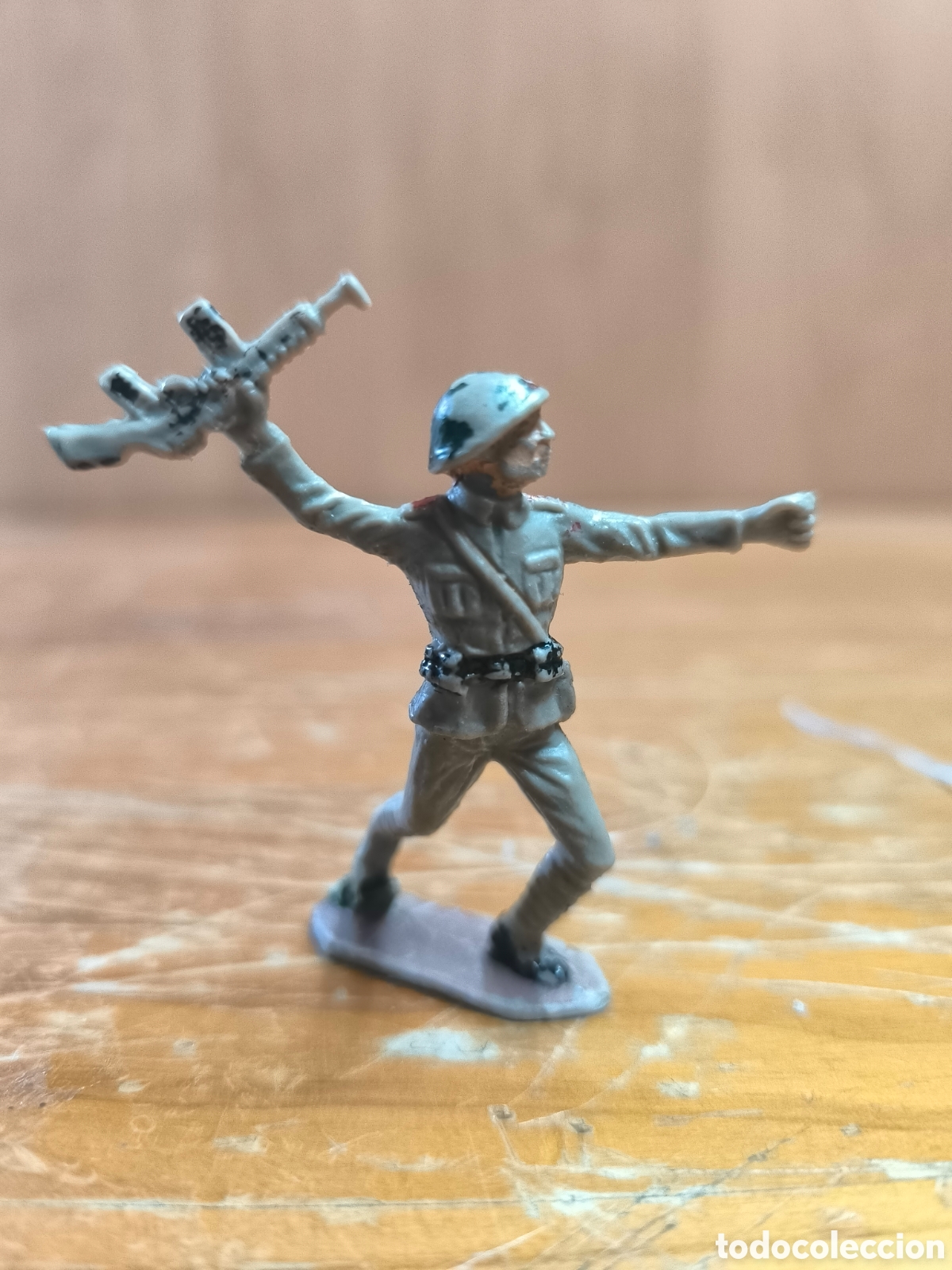 Figuras de goma y PVC: Soldado alem&aacute;n pl&aacute;stico comansi