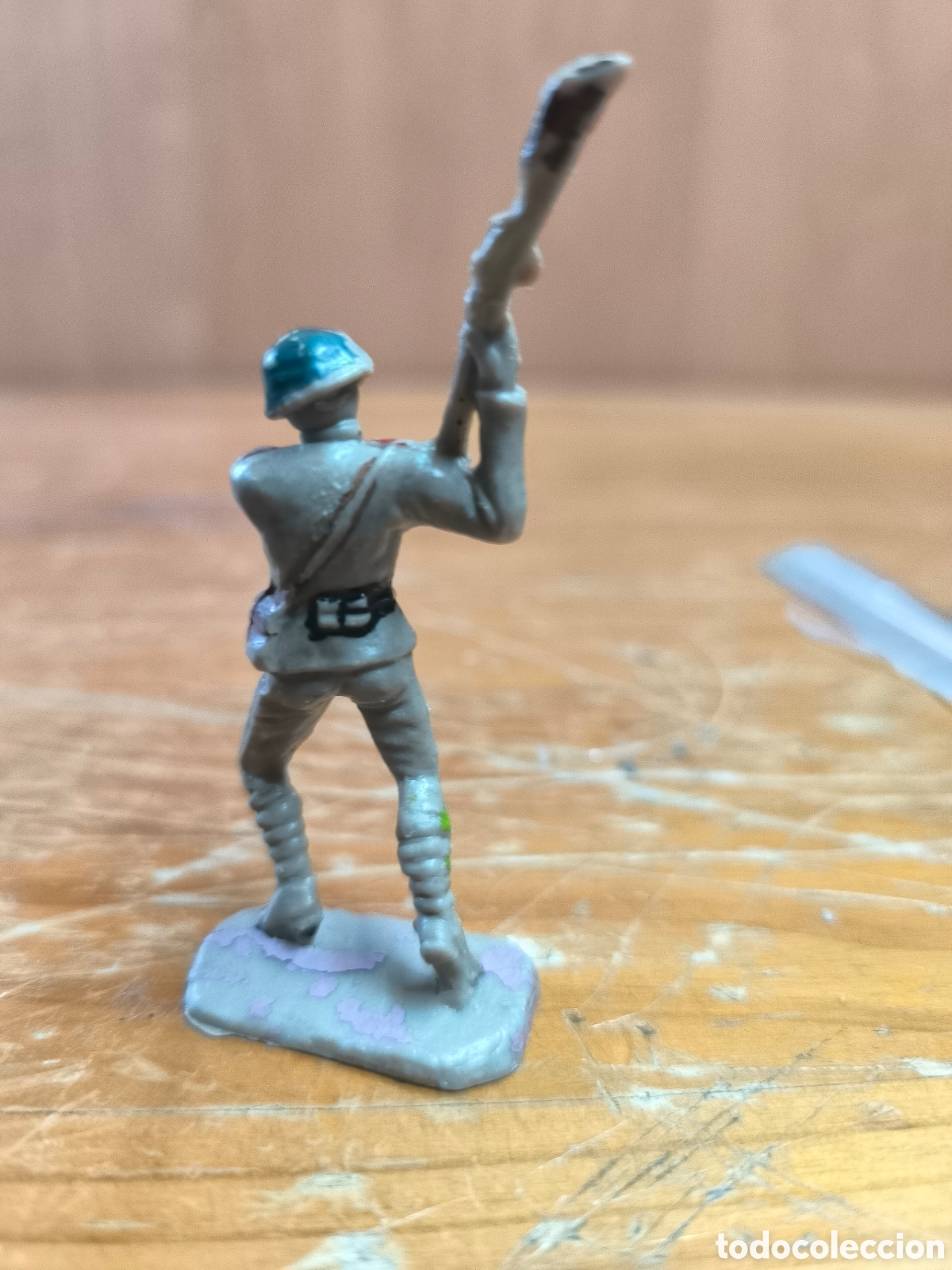 Figuras de goma y PVC: Soldado alem&aacute;n pl&aacute;stico comansi - Foto 2