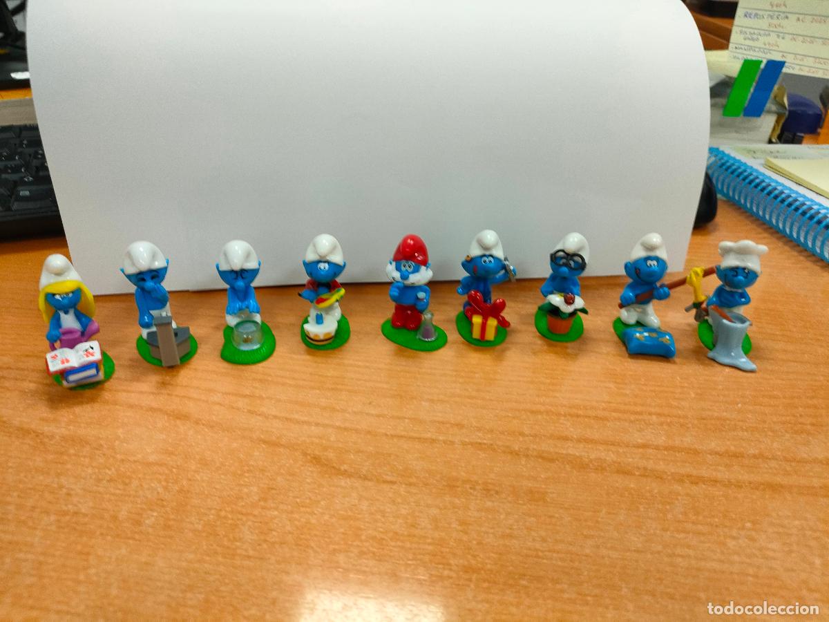 Figuras de goma Kinder: COLECCION COMPLETA LOS PITUFOS- KINDER SORPRESA ALEMANIA - 2008