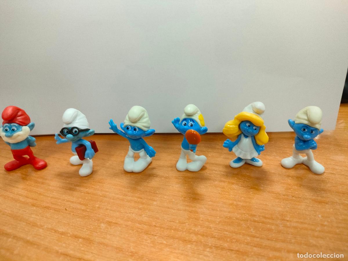 Figuras de goma Kinder: COLECCION COMPLETA LOS PITUFOS 2 (LA PELICULA)- KINDER SORPRESA ALEMANIA - 2013