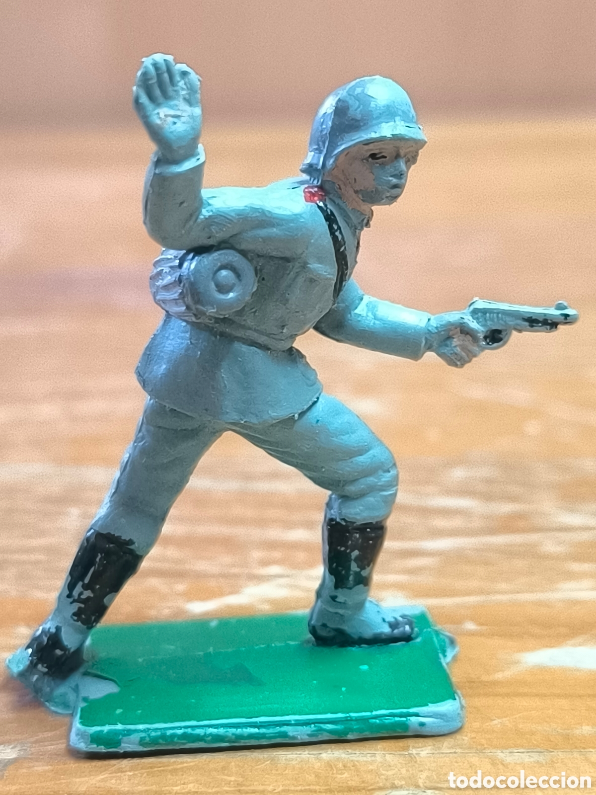 Figuras de goma y PVC: Soldado alem&aacute;n pech pl&aacute;stico