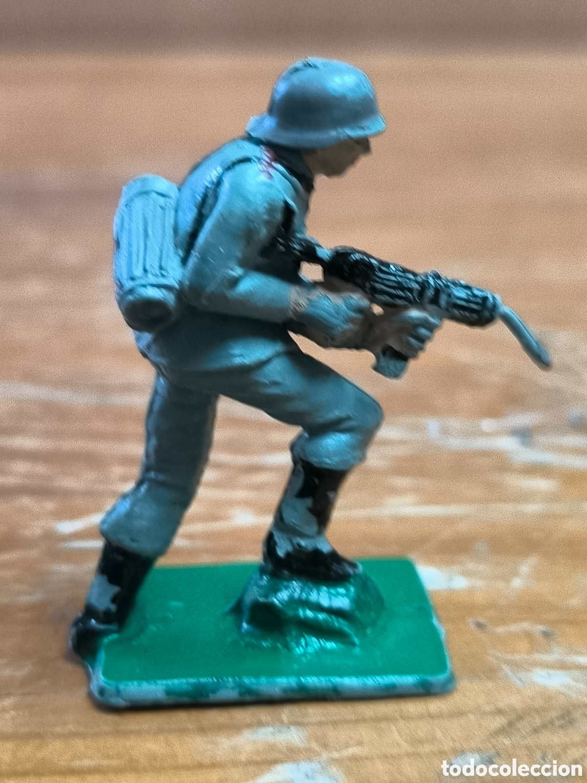 Figuras de goma y PVC: Soldado alem&aacute;n pech pl&aacute;stico - Foto 3