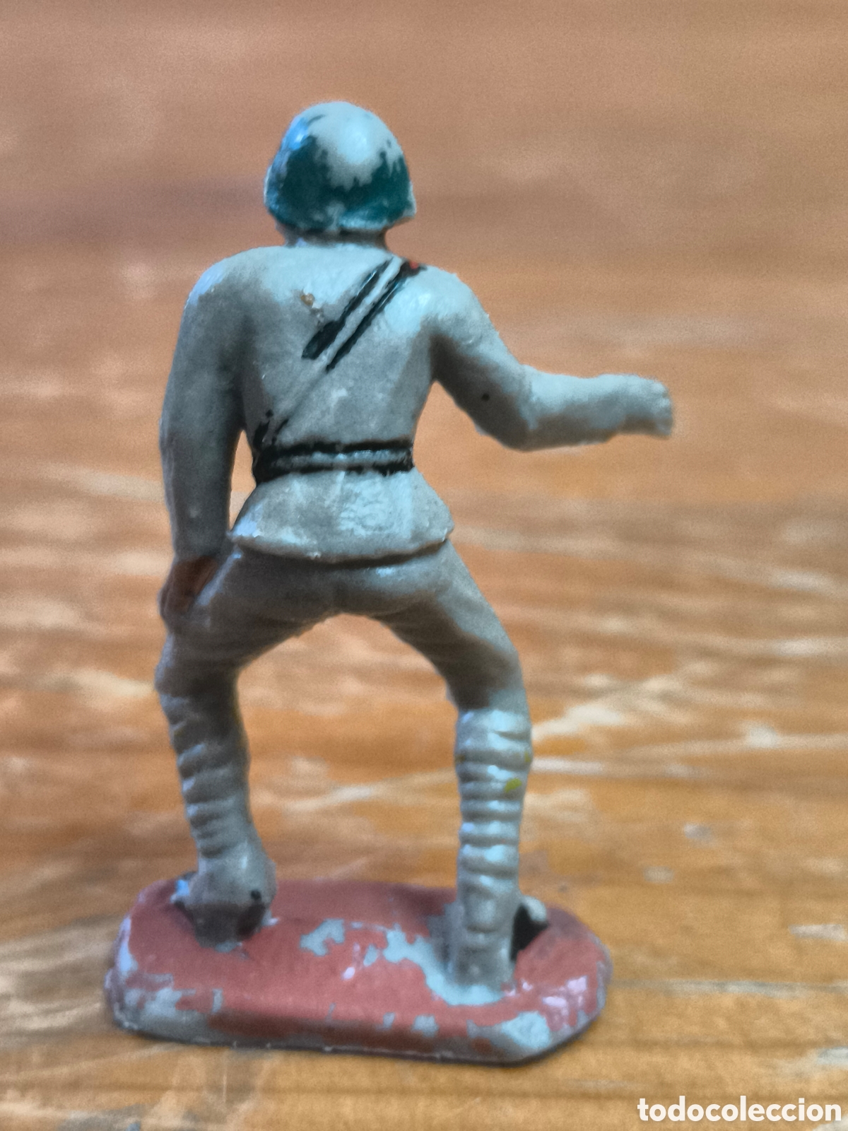 Figuras de goma y PVC: Soldado alem&aacute;n pl&aacute;stico pech - Foto 2