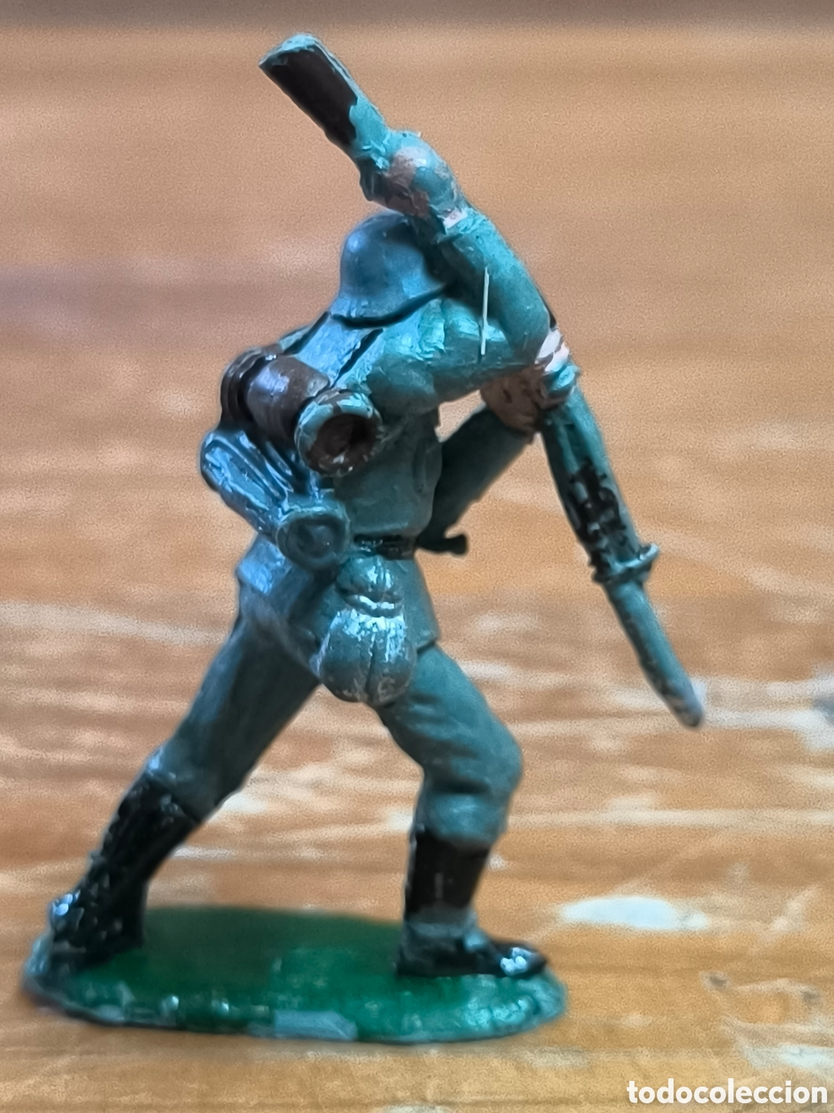 Figuras de goma y PVC: Soldado alem&aacute;n pech pl&aacute;stico - Foto 2