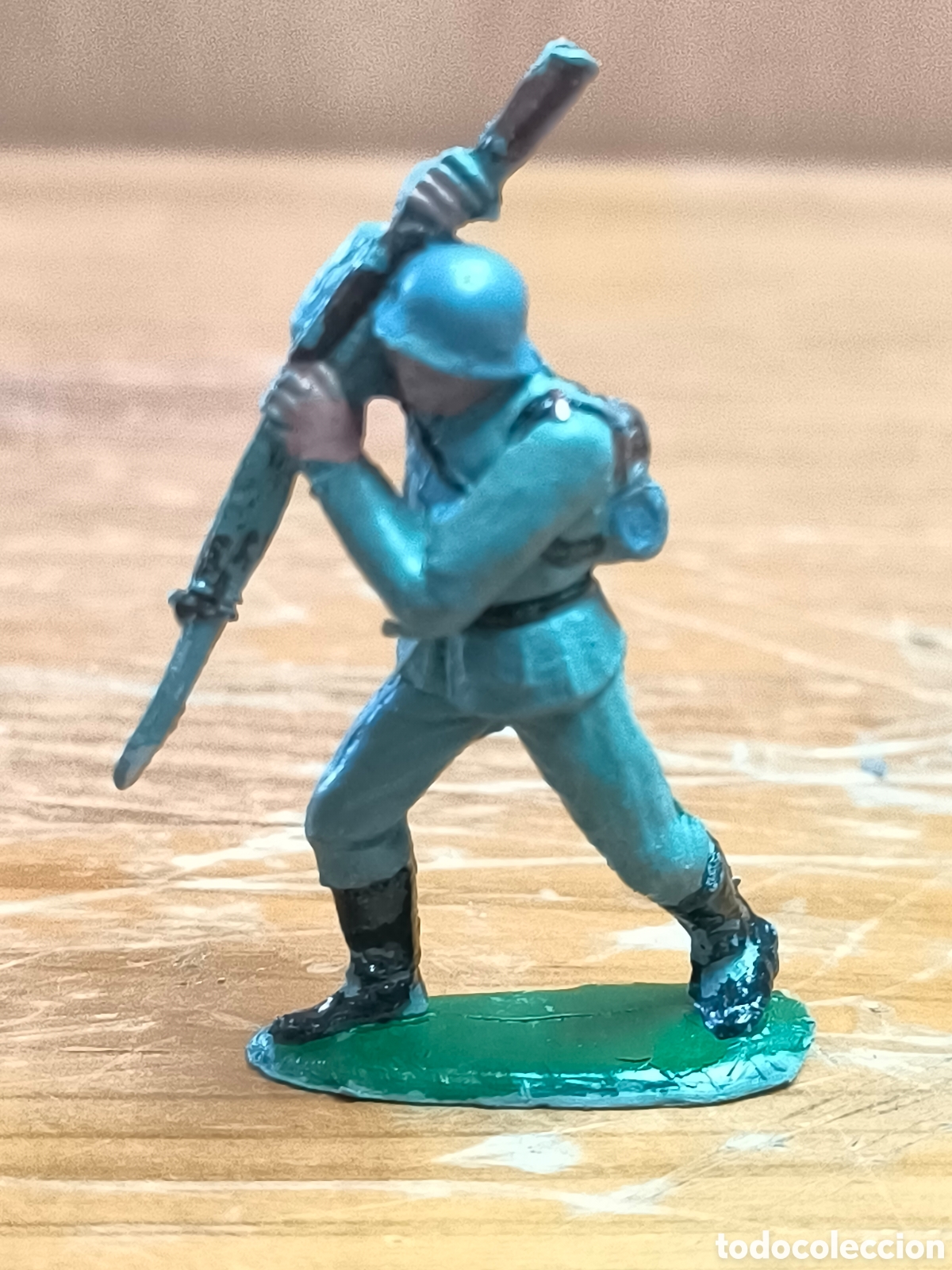 Figuras de goma y PVC: Soldado alem&aacute;n pech pl&aacute;stico