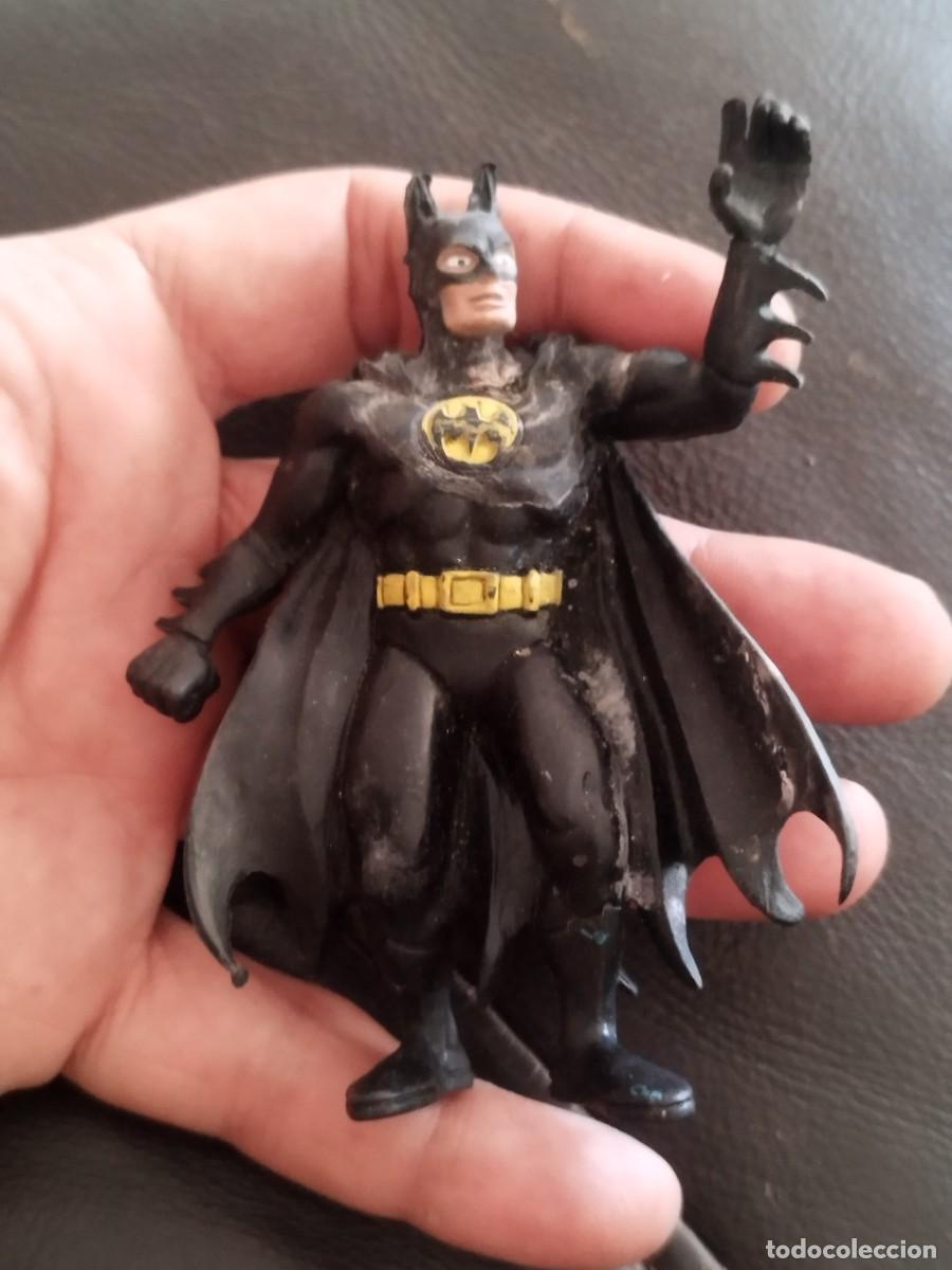 Figuras de goma y PVC: Figura de acci&oacute;n Batman de comics Spain. A&ntilde;os 80.