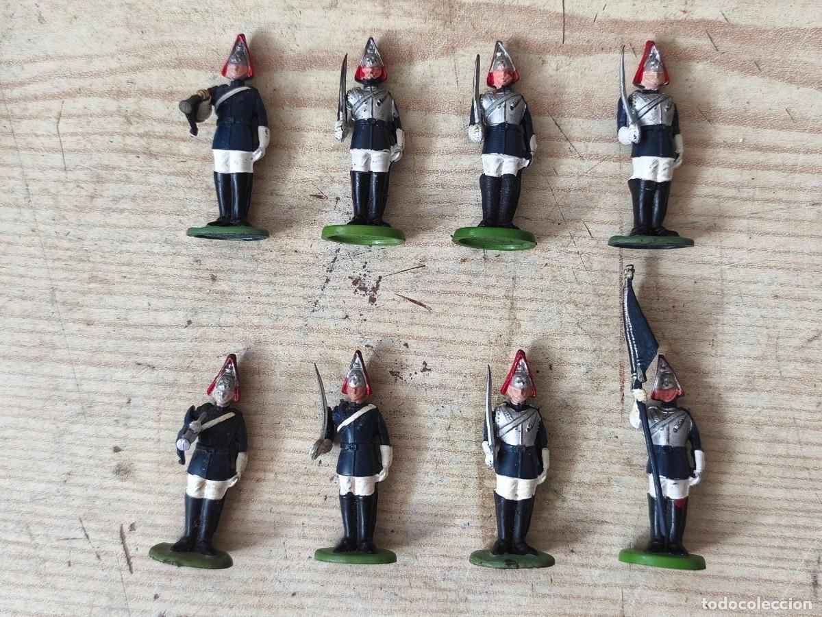 Figuras de goma y PVC: 8 Figuras Britains Herald - Blues and Royals