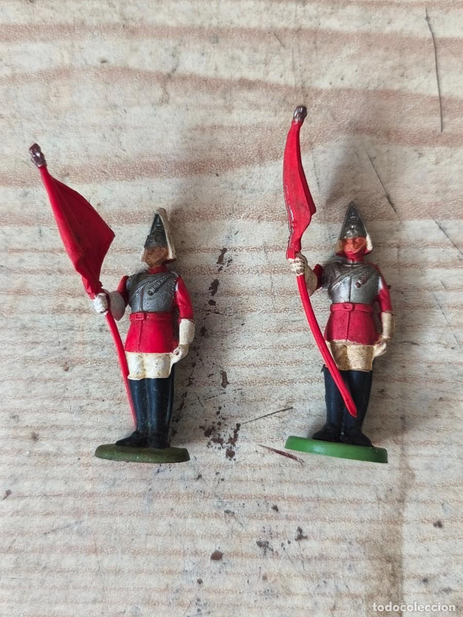 Figuras de goma y PVC: 2 Figuras Britains Swoppet - Guardia Real Brit&aacute;nica