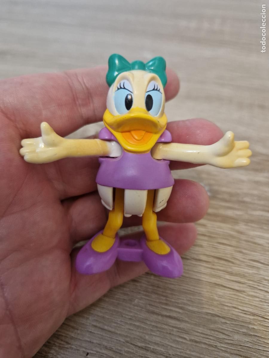 Figuras de goma y PVC: antigua figura pato walt disney Deisy 1996 Donald novia articulada Happy meal Mc Donald