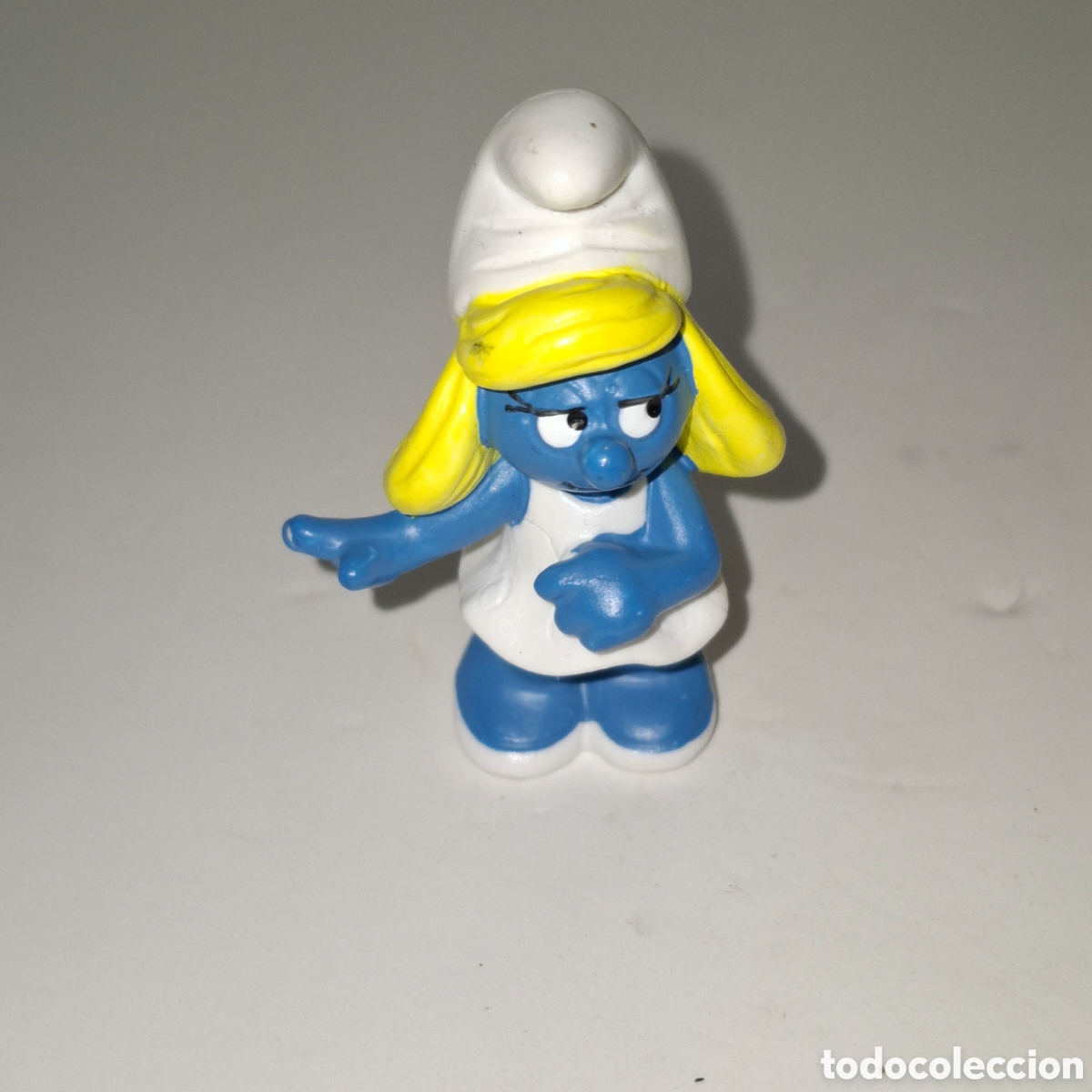 Figuras de goma y PVC: SCHLEICH FIGURA DE PVC MADE IN GERMANY PITUFINA PITUFA PEYO SMURFS PITUFOS