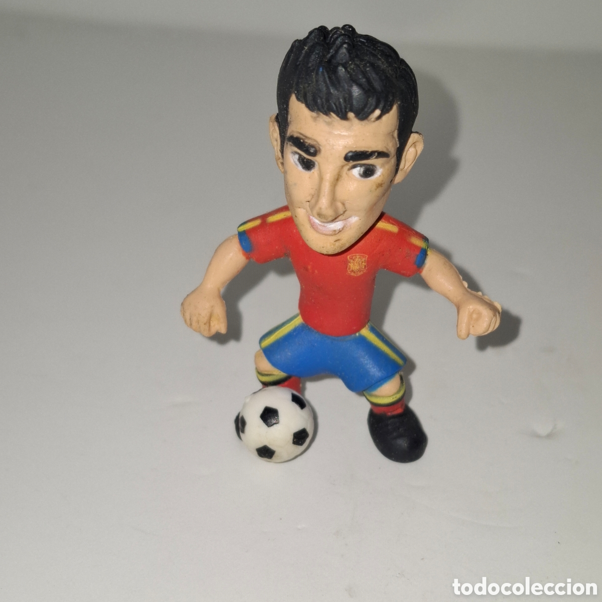Figuras de goma y PVC: FIGURA DE PVC MADE IN SPAIN COMANSI CESC SELECCI&Oacute;N ESPA&Ntilde;OLA DE FUTBOL MUNDIAL 2010