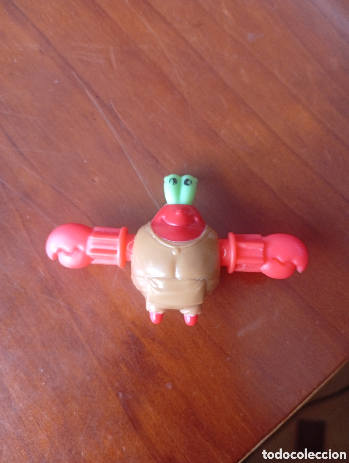 Figuras de goma y PVC: MU&Ntilde;ECO FIGURA PROMOCIONAL BURGER KING SE&Ntilde;OR CANGREJO BOB ESPONJA