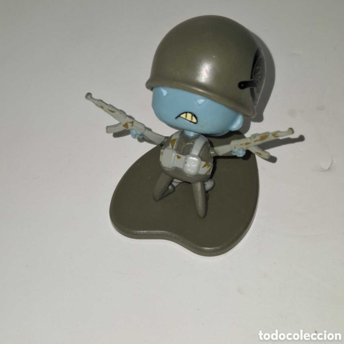 Figuras de goma y PVC: FIGURA DE PVC PERSONAJE DE AWESOME LITTLE GREEN MEN MGA SOLDADO