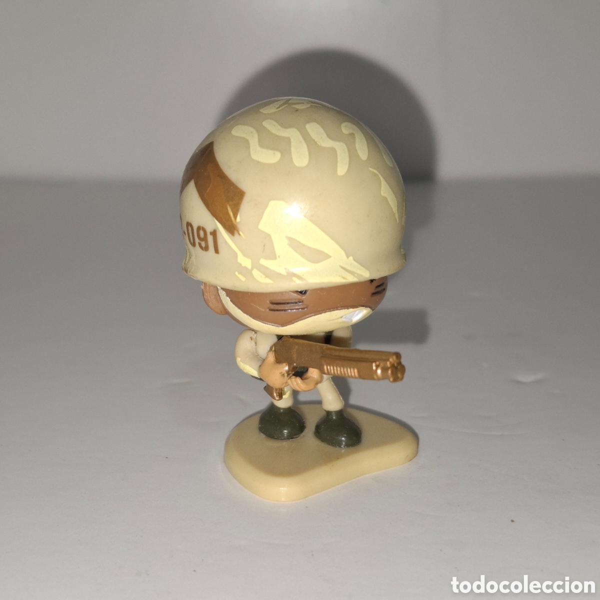 Figuras de goma y PVC: FIGURA DE PVC PERSONAJE DE AWESOME LITTLE GREEN MEN MGA SOLDADO