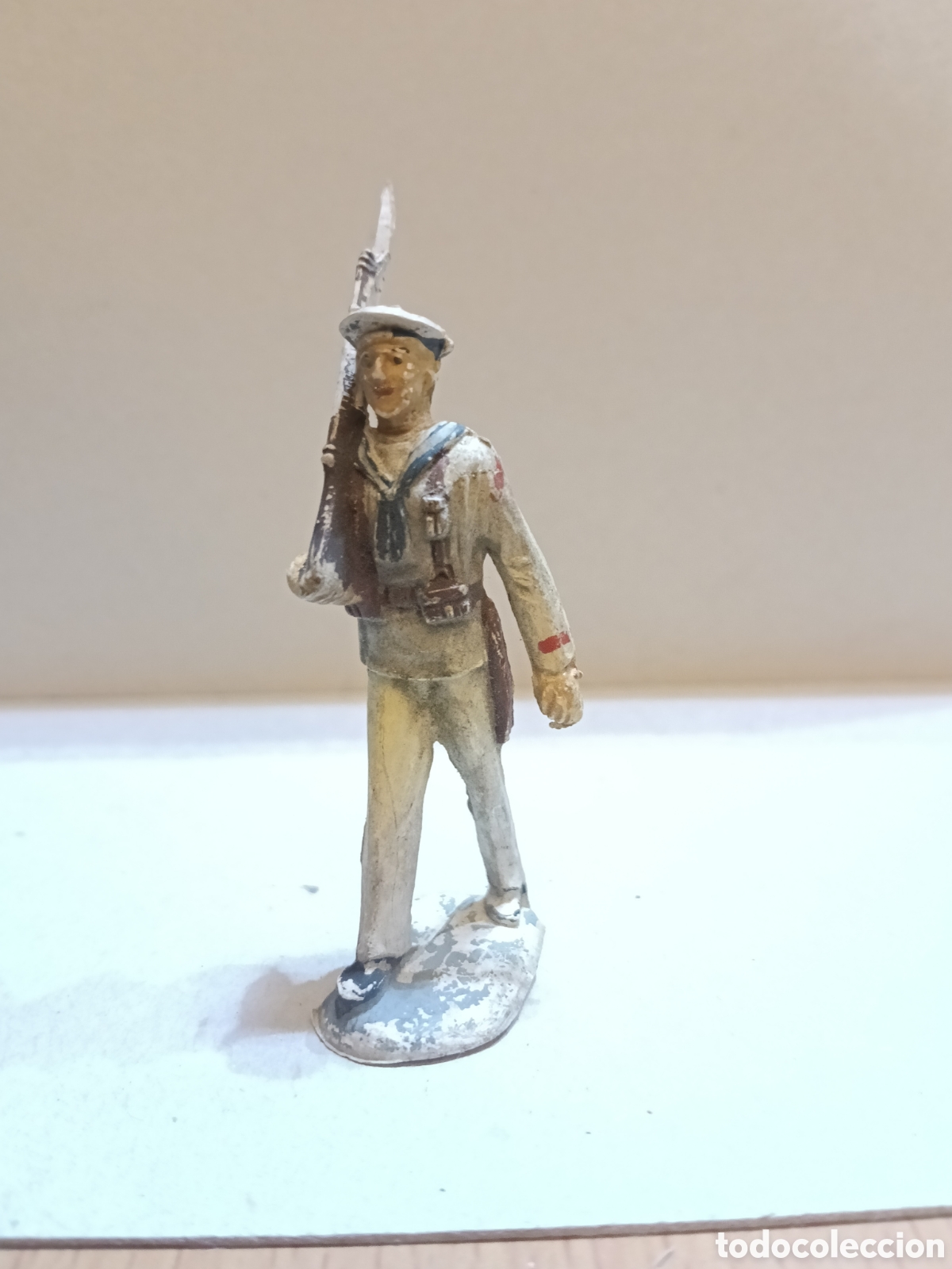 Figuras de goma y PVC: Infante de marina de Pech en goma