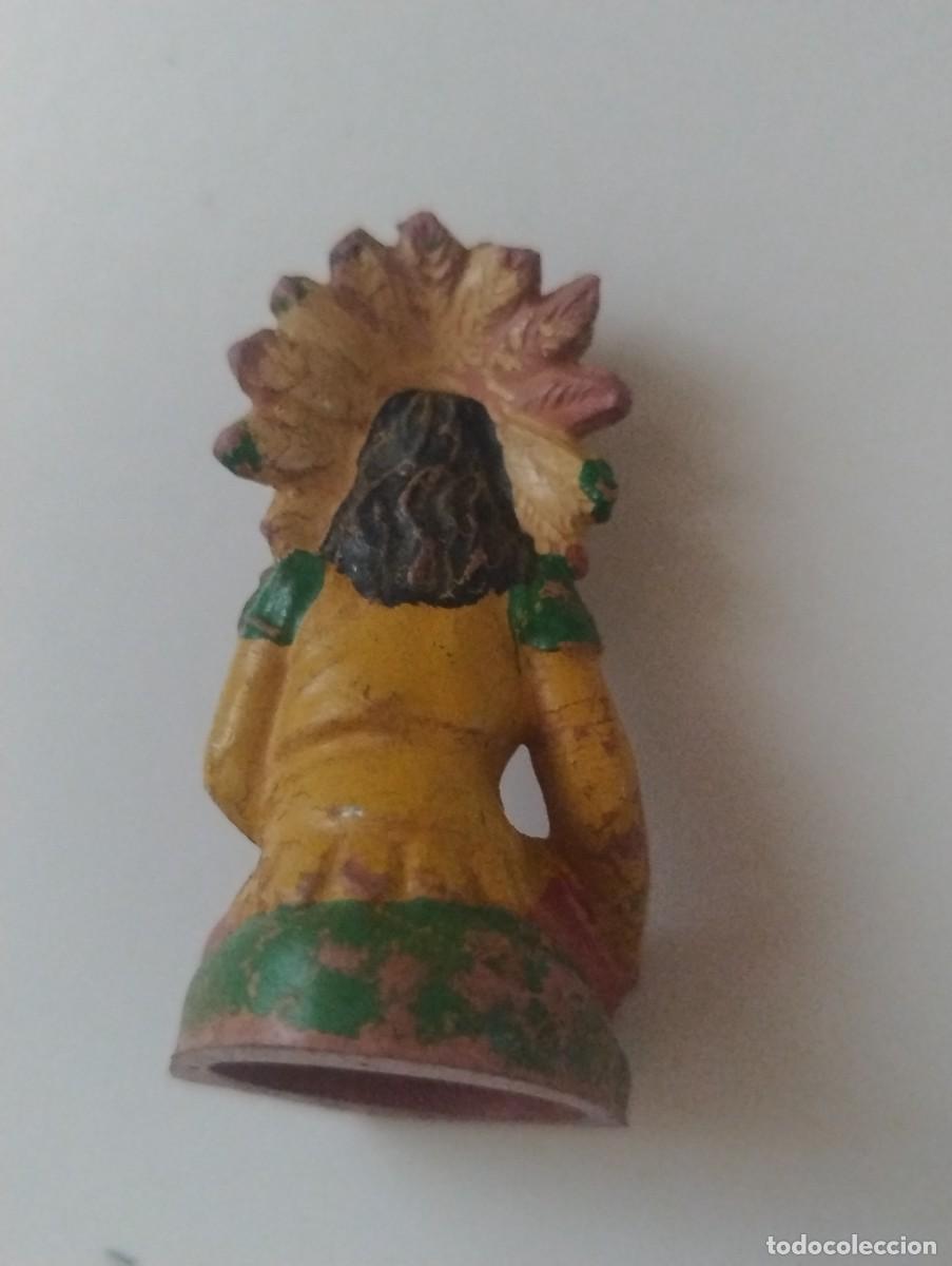 Figuras de goma y PVC: Reamsa indio de goma sentado. - Foto 2