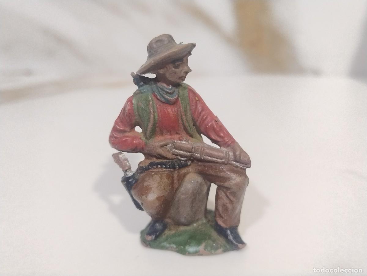 Figurines en Caoutchouc et PVC: REAMSA ORIGINAL COWBOY VAQUERO SENTADO REF 67 TEXAS COWBOYS OESTE A&Ntilde;OS 60/70